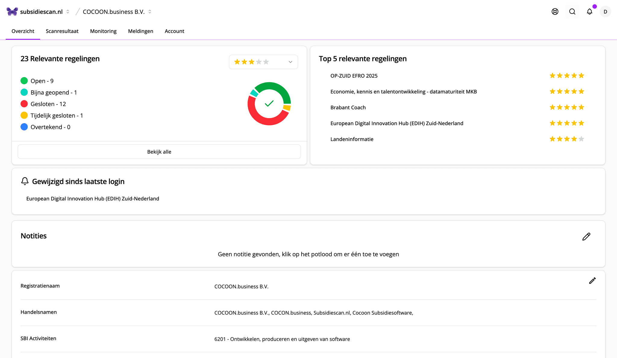 Landing page preview
