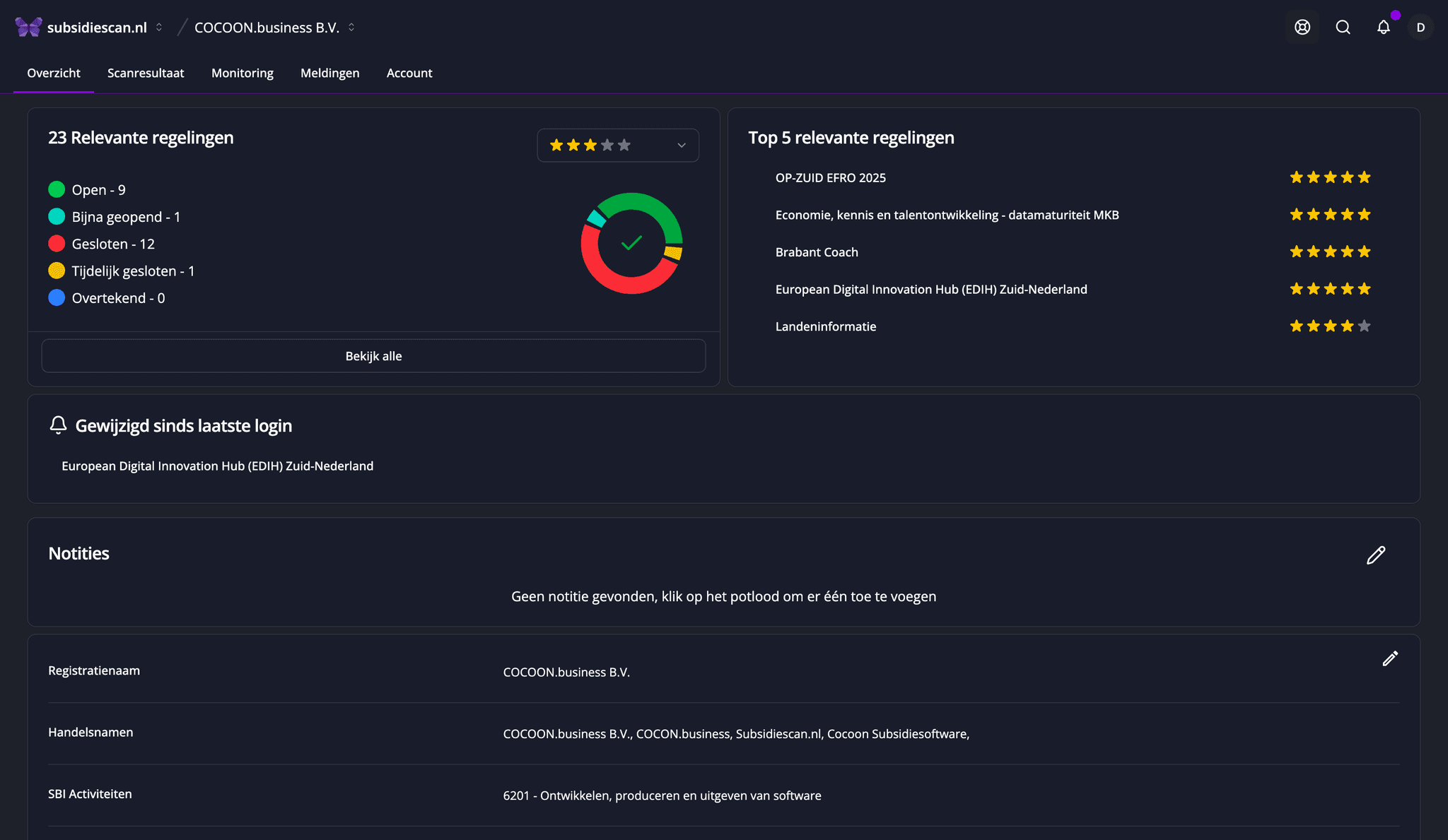 Landing page preview